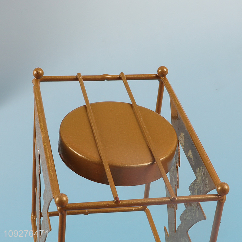 Yiwu market christmas series metal candle holder