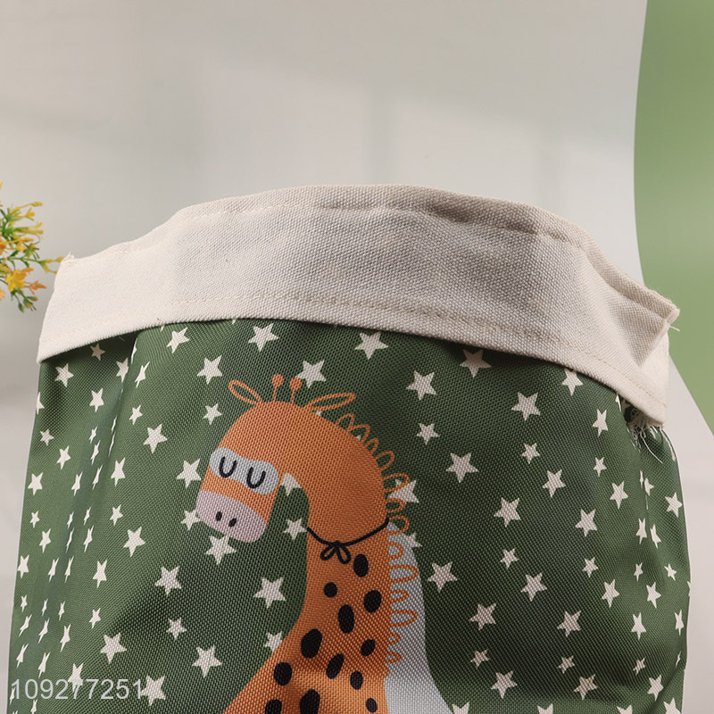 Popular products cartoon printed polyester storage basket storage container
