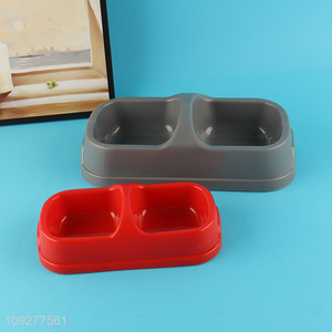 Good quality plastic pet feeder pet <em>bowl</em> pet supplies