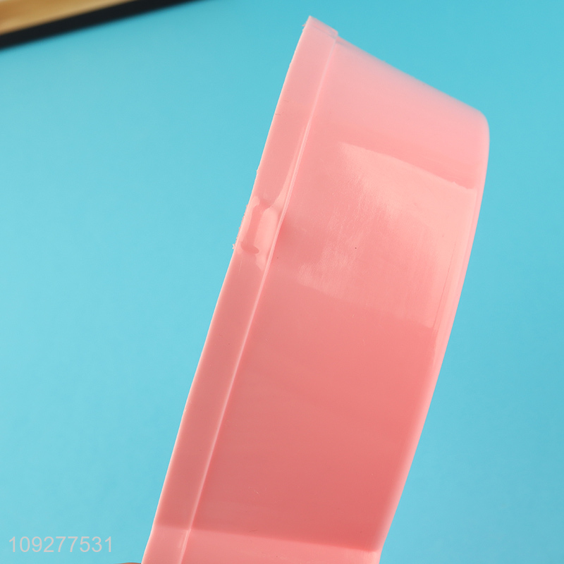 Top products cartoon pink plastic pet feeder pet bowl