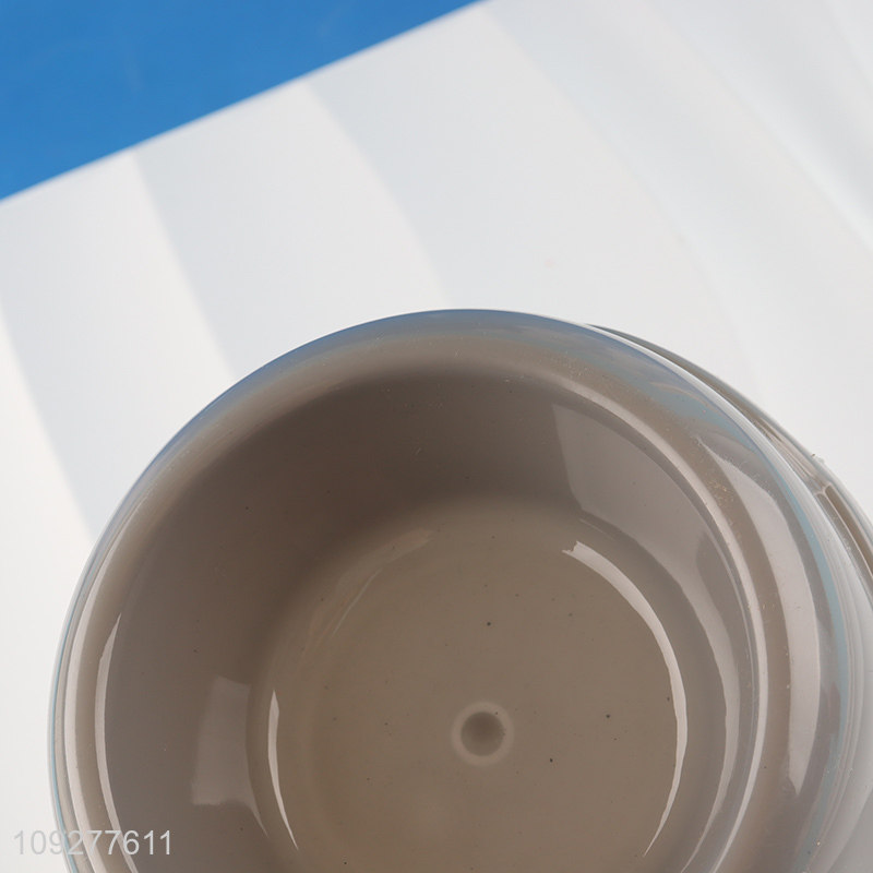 China factory round anti-slip pet feeder pet bowl