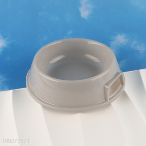 Factory price round plastic pet feeder pet <em>bowl</em> for sale