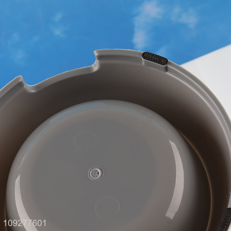 Hot items round plastic pet feeder pet bowl pet supplies