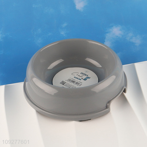 Hot items round plastic pet feeder pet <em>bowl</em> pet supplies