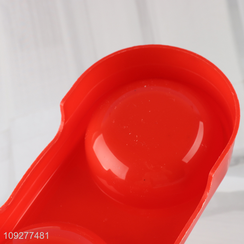 Hot products red plastic pet feeder pet bowl for sale
