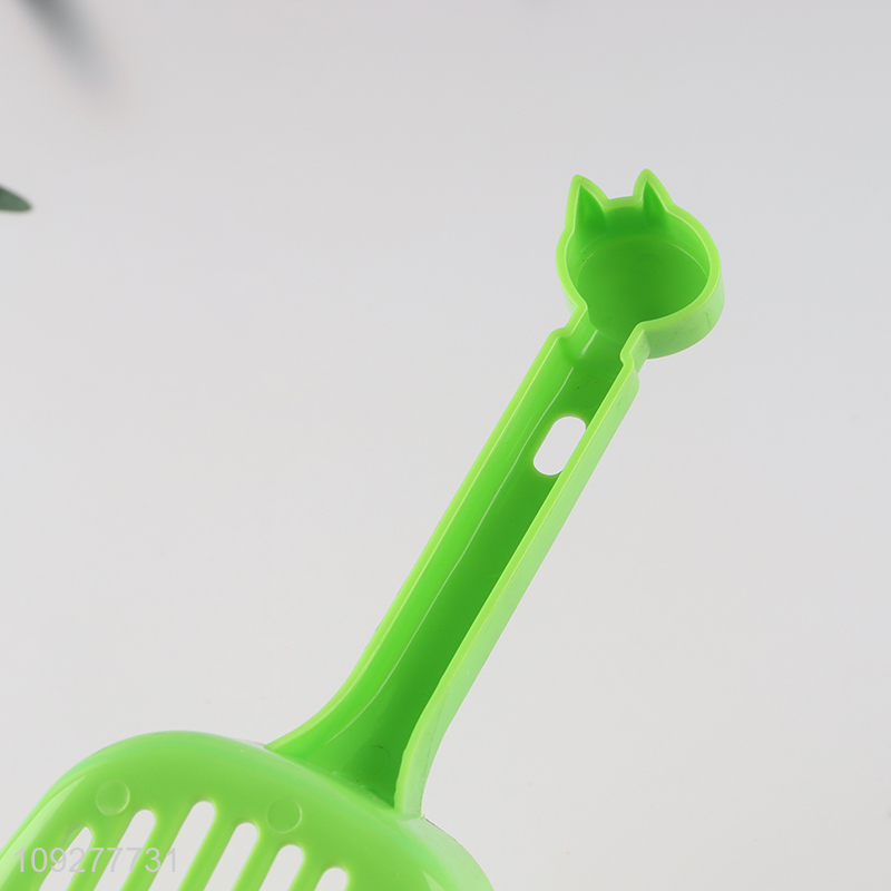 Low price plastic pet pooper scooper cat litter scoop wholesale