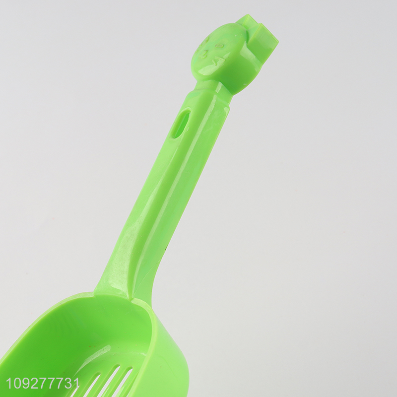 Low price plastic pet pooper scooper cat litter scoop wholesale