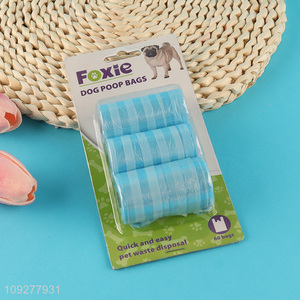 Online wholesale 3rolls portable pet <em>dog</em> poop bags set