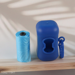 China wholesale pet <em>dog</em> poop waste bag holder with garbage bag