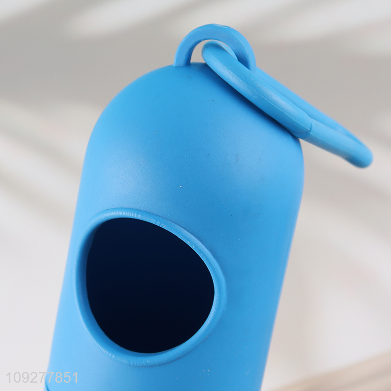 Hot products portable pet dog poop waste bag holder with garbage bag