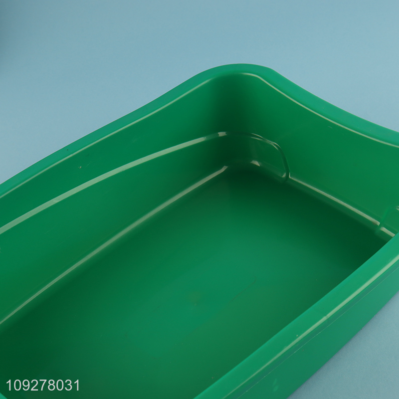 Top sale plastic pet cat litter box pet toilet for indoor