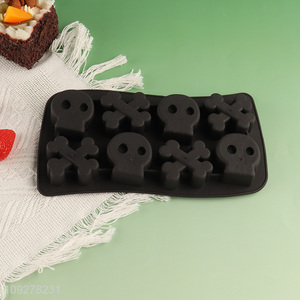 Low price skull shape tpr ice cube mold ice tray