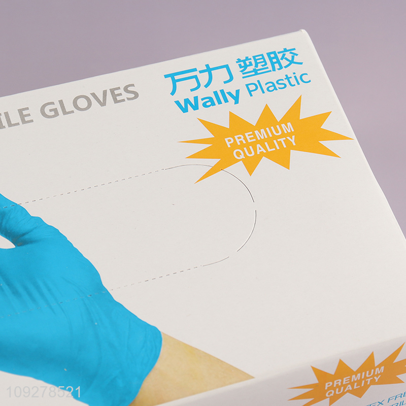 New arrival hand protection powder free disposable nitrile gloves
