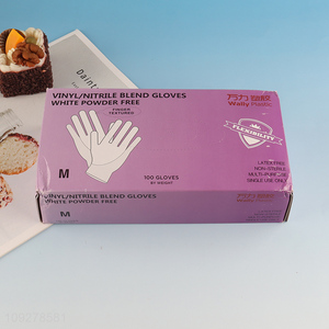 Hot items hand protection vinyl nitrile blend gloves