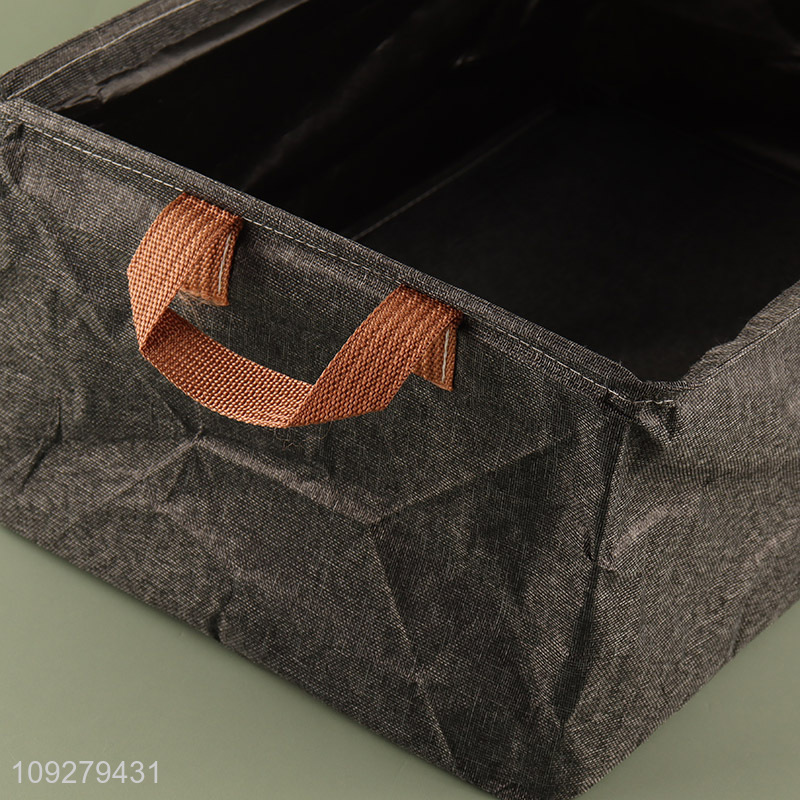 Yiwu market rectangle home pants storage box with handle