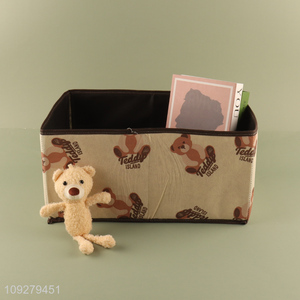 China factory bear printed pants <em>storage</em> <em>box</em> <em>storage</em> bin