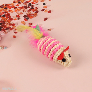 Good sale mouse shape pet interactive <em>toy</em> <em>cat</em> teaser <em>toy</em>