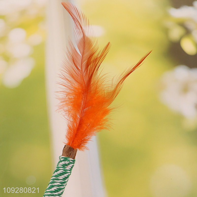 Hot products cat feather tease toy  cat interactive toy