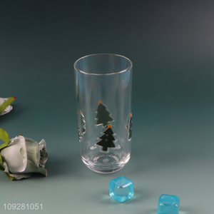 Yiwu market christmas series <em>glass</em> water <em>cup</em> drinking <em>cup</em>