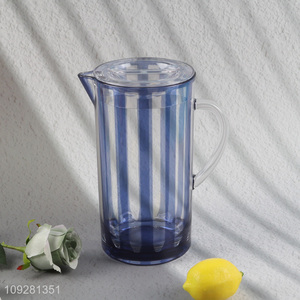 Yiwu market household glass water jug juice jug with handle
