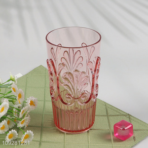 Latest products embossed <em>glass</em> water <em>cup</em> drinking <em>cup</em> for sale