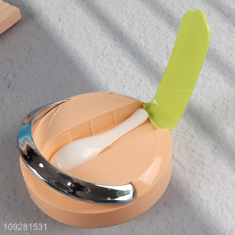 Yiwu market 1000ml portable stainless steel lunch box with spoon