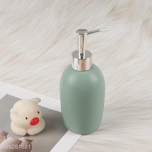 China supplier ceramic <em>bathroom</em> <em>accessories</em> liquid soap dispenser