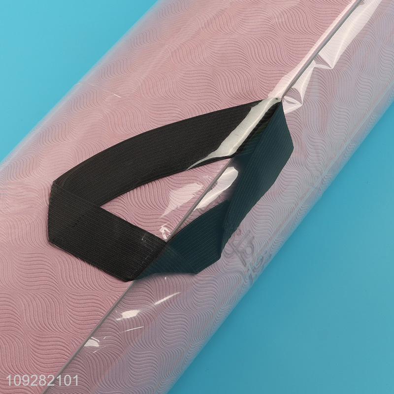 Good selling professional fitness yoga mat with carrying strap