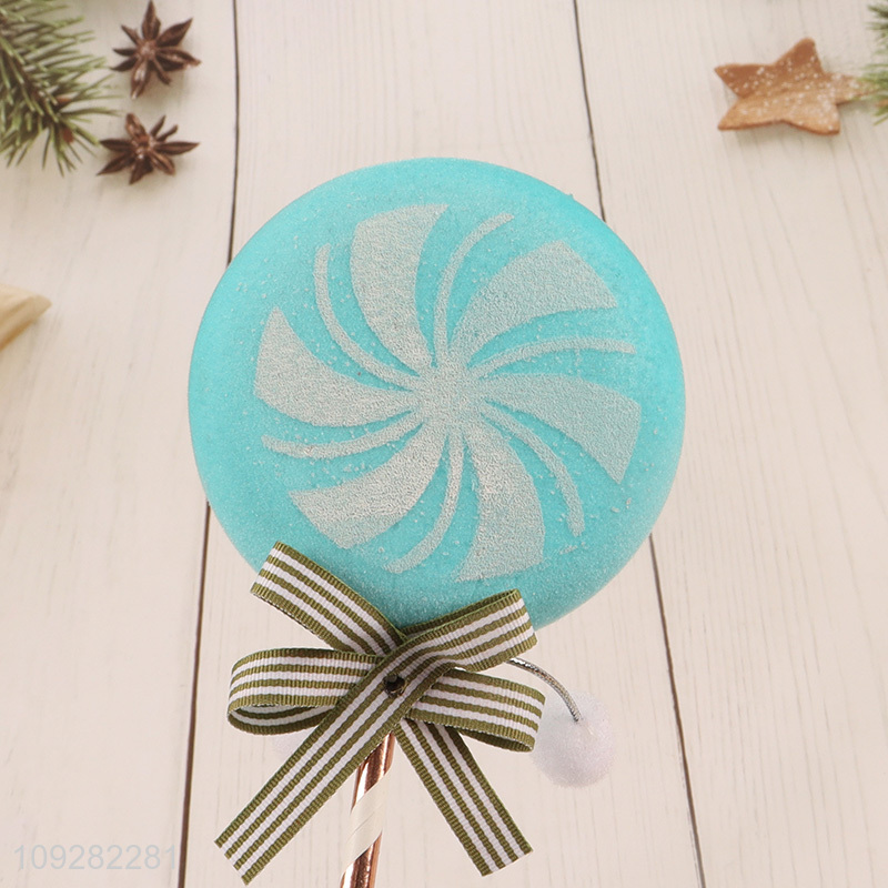 Good quality 2pcs lollipop foam christmas decoration