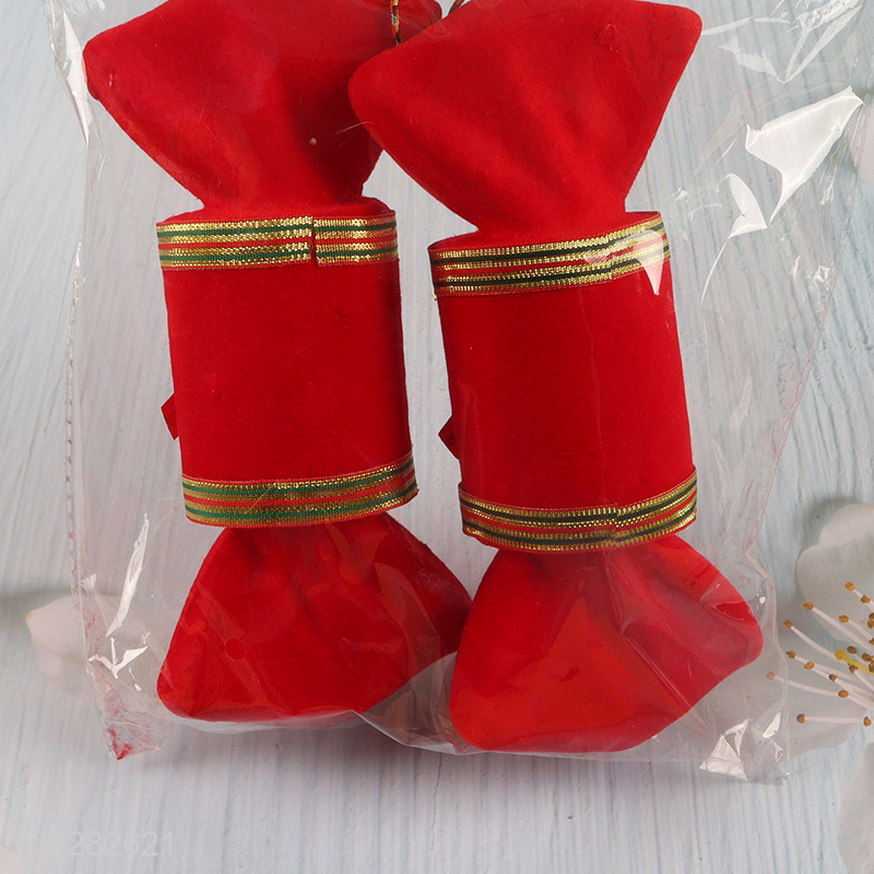Top selling 2pcs foam christmas hanging ornament decoration wholesale