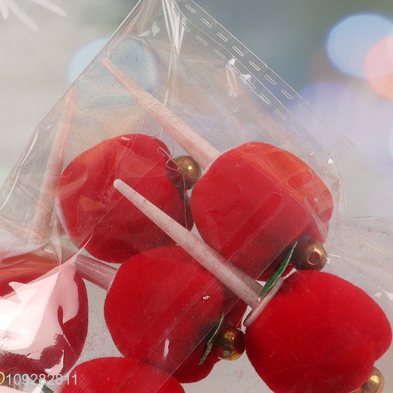 China wholesale 6pcs christmas decoration christmas cake topper