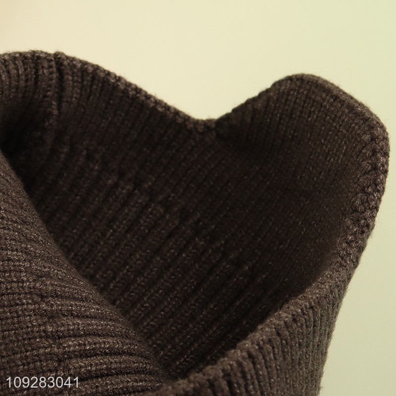 Low price soft warm knitted hat beanies hat for winter