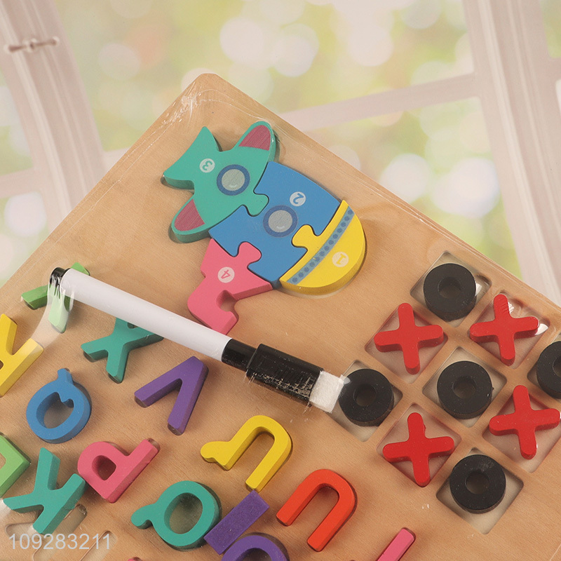 China supplier alphabet learning kids educational board toys