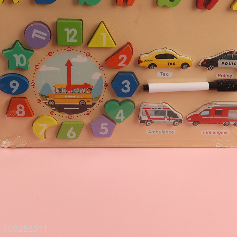 Popular products wooden playing learning writing board educational toys for kids