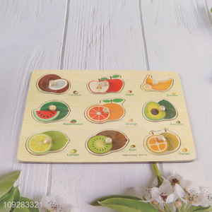 Yiwu market wooden baby hand-grab boards <em>puzzle</em> educational toys