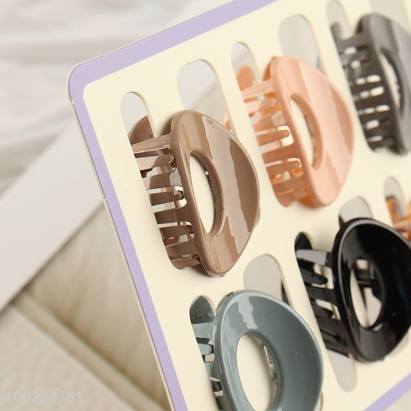 Low price 6pcs hair claw clips hairpin set hair decoration