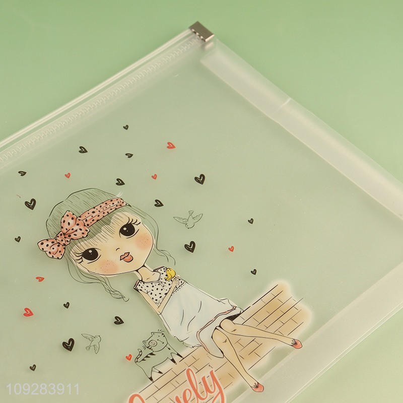 New product school office printed file bag with zipper