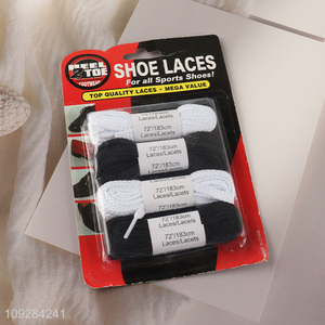 Online wholesale black white anti-slip sports <em>shoes</em> laces