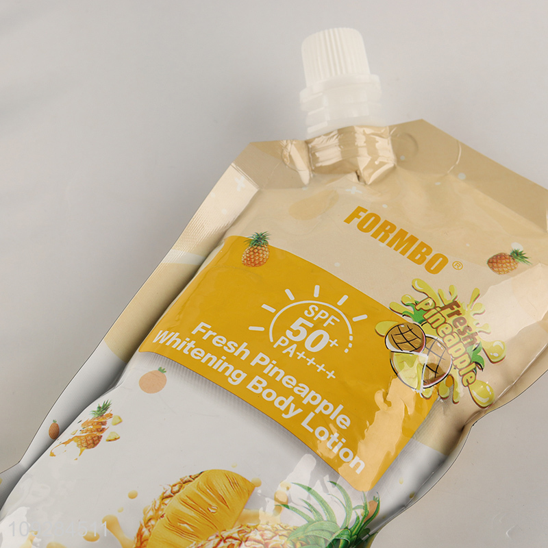 New product summer fresh pineapple whitening body lotion