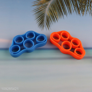 Wholesale Silicone Finger Exerciser Grip Strength Trainer Hand Grip