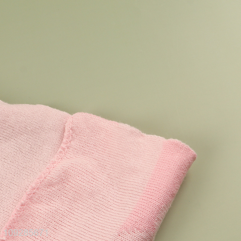 Low price pink winter warm girls scarf for sale