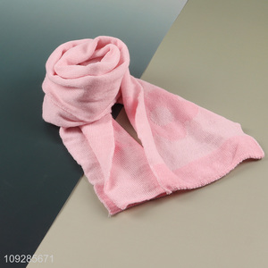 Low price pink winter warm girls <em>scarf</em> for sale