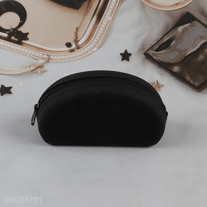Yiwu market black silicone coin <em>purse</em> change <em>purse</em> for sale