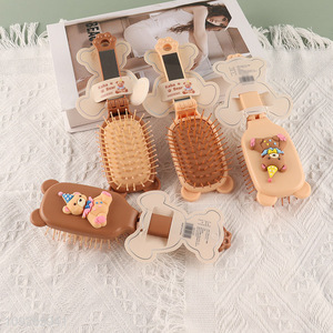 Good quality cartoon bear massage hair comb hair <em>brush</em>