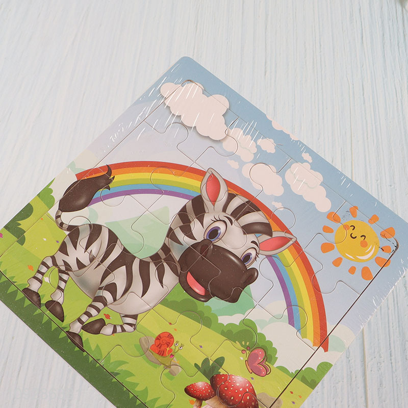 Top quality animal series wooden puzzle toys educational toys