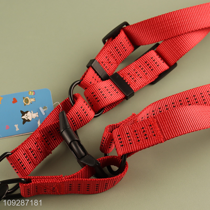 Good selling outdoor adjustable pet collar pet leash