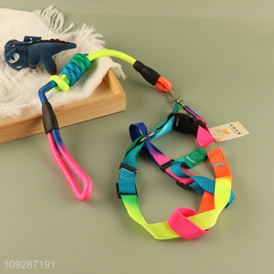 New arrival colorful adjustable <em>pet</em> collar <em>pet</em> leash