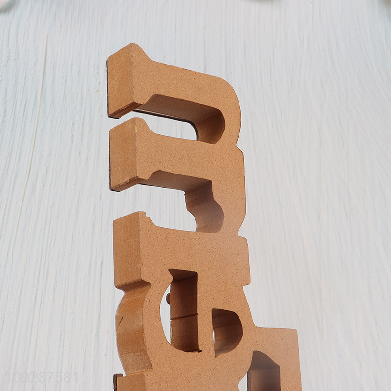 Factory direct sale wooden tabletop decor Easter decoration