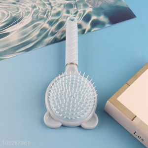 Yiwu market anti-static hair comb hair <em>brush</em> with makeup mirror