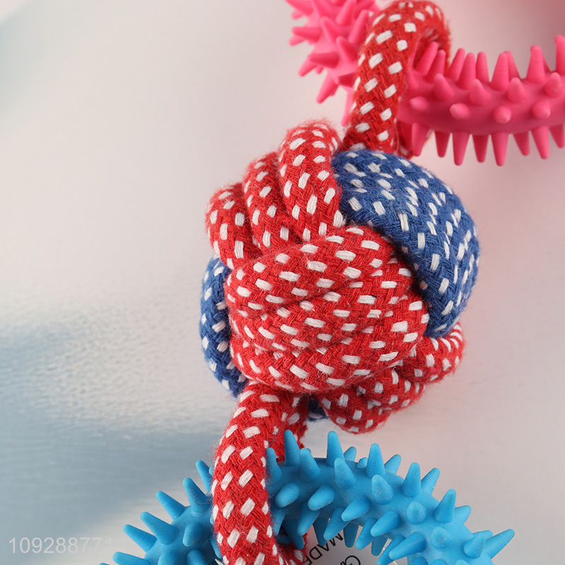 Factory price bite-resistant pet chew toys teething toys